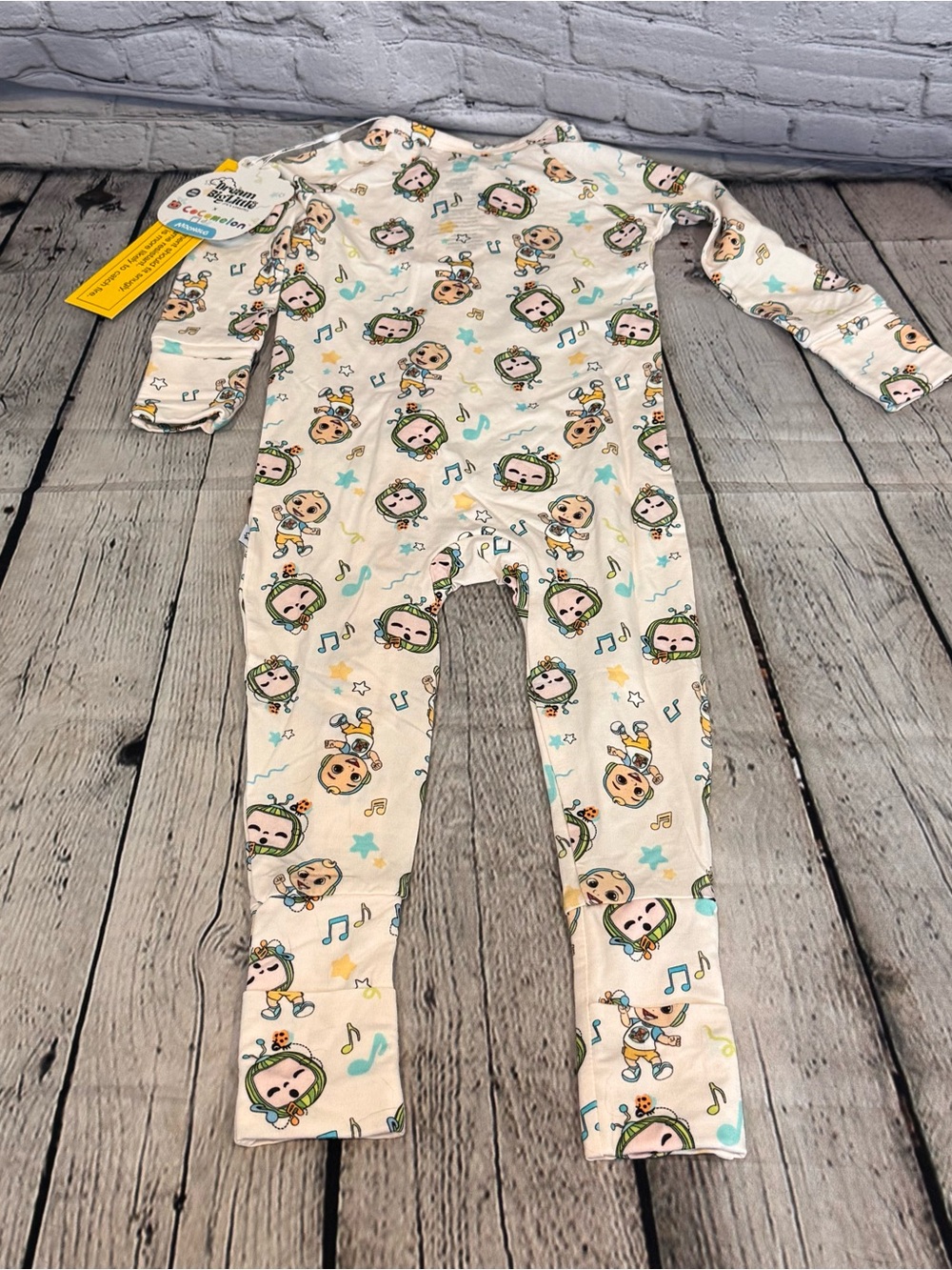 Dream Big Little Co Cocomelon Bamboo Zippie Romper